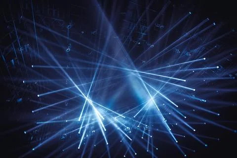 Abstract background of light show Stock Photos