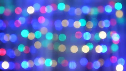 Abstract background with lights on blue Stock Photos