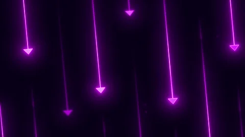 Abstract background with lights. downwards arrows Stock Footage 319645605