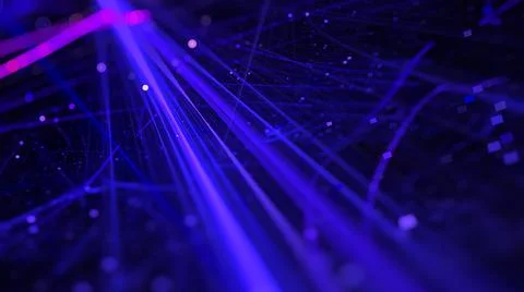 Abstract Background Lights Particles Rays Stock Illustration