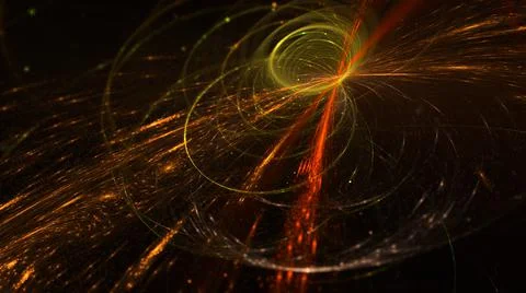 Abstract Background Lights Particles Rays Stock Illustration