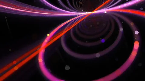 Abstract Background Lights Particles Rays Stock Illustration