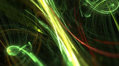 Abstract Background Lights Particles Rays Stock Illustration