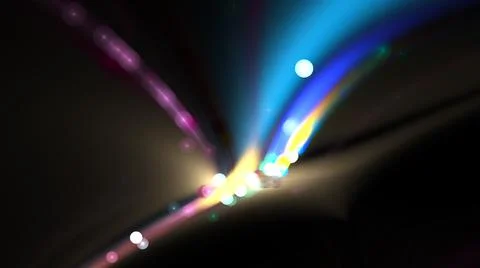 Abstract Background Lights Particles Rays Stock Illustration