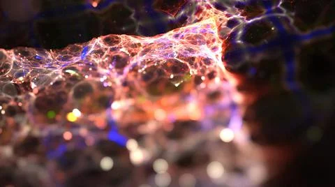 Abstract Background Lights Particles Rays Stock Illustration