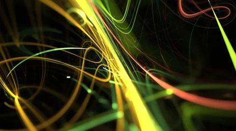 Abstract Background Lights Particles Rays Stock Illustration