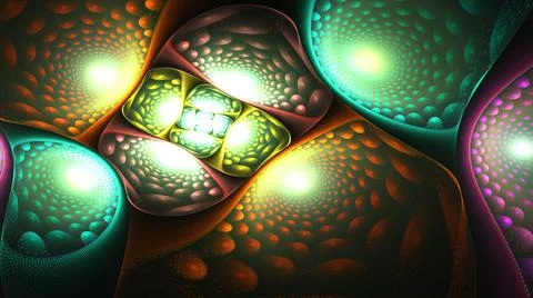 Abstract Background Lights Particles Rays Stock Illustration