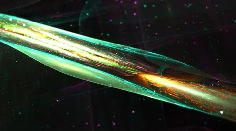 Abstract Background Lights Particles Rays Stock Illustration