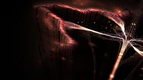 Abstract Background Lights Particles Rays Stock Illustration