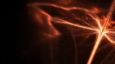 Abstract Background Lights Particles Rays Stock Illustration