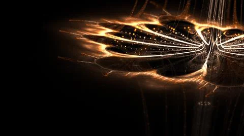 Abstract Background Lights Particles Rays Stock Illustration