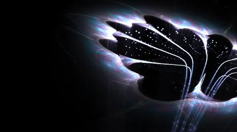 Abstract Background Lights Particles Rays Stock Illustration