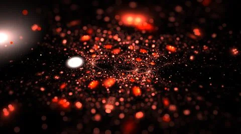 Abstract Background Lights Particles Rays Stock Illustration