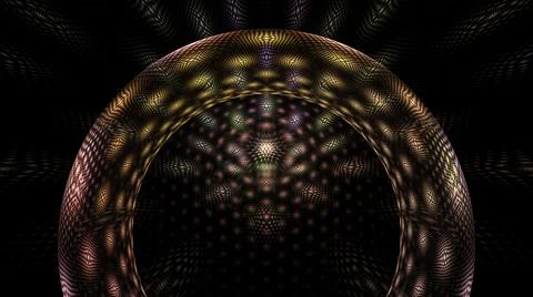 Abstract Background Lights Particles Rays Stock Illustration