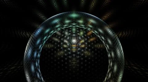 Abstract Background Lights Particles Rays Stock Illustration