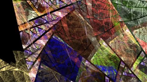 Abstract Background Lights Particles Rays Stock Illustration