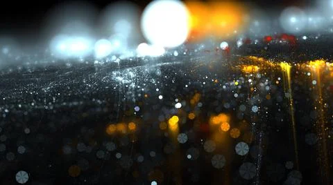 Abstract Background Lights Particles Rays Stock Illustration