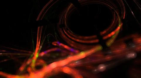 Abstract Background Lights Particles Rays Stock Illustration