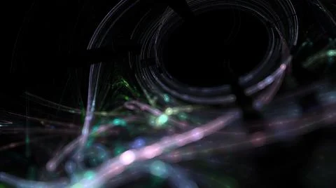 Abstract Background Lights Particles Rays Stock Illustration