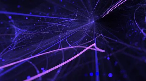 Abstract Background Lights Particles Rays Stock Illustration