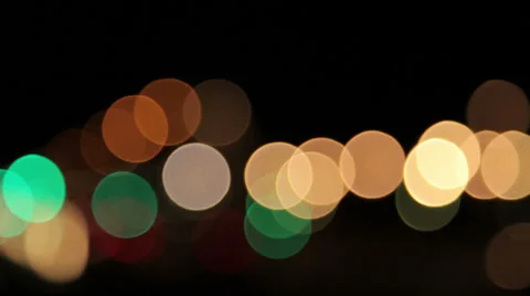 Abstract Background lights in several colors, pan Stock Footage 27432689