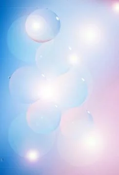 Abstract background in lilac soft tones. Macro drops of oil on the surface of Stock Photos
