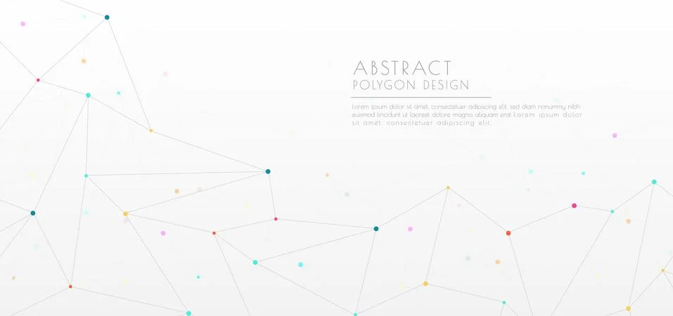 Abstract background line pattern polygon style colorful sphere style 스톡 일러스트