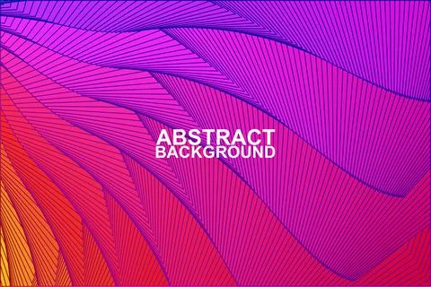 Abstract background with line wave style 스톡 일러스트
