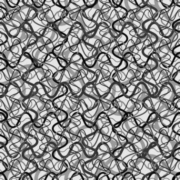 Abstract background. Linear ornament. Seamless wave pattern. Vector texture Stock Illustration