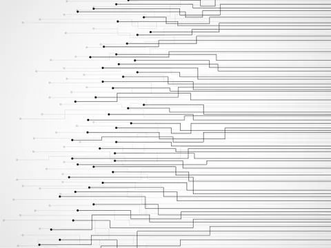 Abstract background of lines and dots Stock Illustration