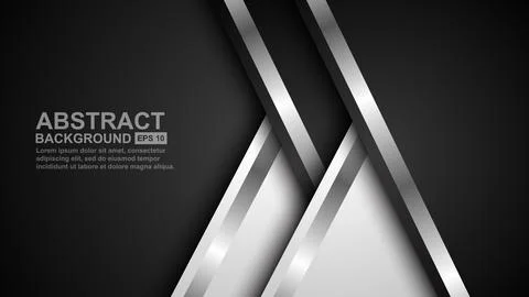 Abstract background with lines and shadows. Geometric shapes overlap each o.. Stock Illustration