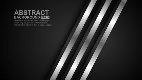 Abstract background with lines and shadows. Geometric shapes overlap each o.. Stock Illustration