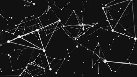 Abstract background. Lines and triangles. Glowing plexus. Geometric backgro.. Stock Illustration