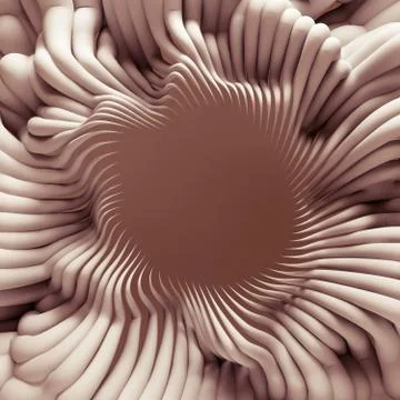 Abstract background with lines and waves. 3d illustration, 3d rendering. Stock-Illustration