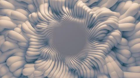 Abstract background with lines and waves. 3d illustration, 3d rendering. Stock Illustration