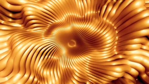 Abstract background with lines and waves. 3d illustration, 3d rendering. Stock Illustration