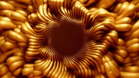 Abstract background with lines and waves. 3d illustration, 3d rendering. 스톡 일러스트