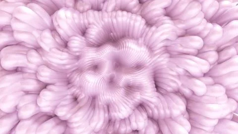 Abstract background with lines and waves. 3d illustration, 3d rendering. Stock Illustration