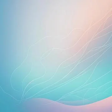 Abstract background with lines and waves using soft colors, with AI Generated. Stock Illustration