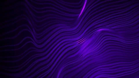 Abstract background with lines, Blue and Purple Wave Motion Graphics Stock Footage 264343223