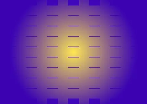 Abstract background of the lines of blue on a yellow-blue background. Pattern Stock Illustration