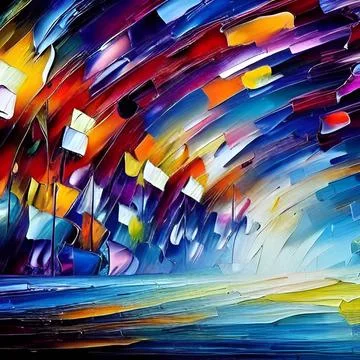 Abstract background with lines, colour and patterns. Concept of cover with dy Stock Illustration