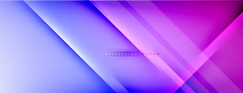 Abstract background - lines composition created with lights and shadows Stock Illustration