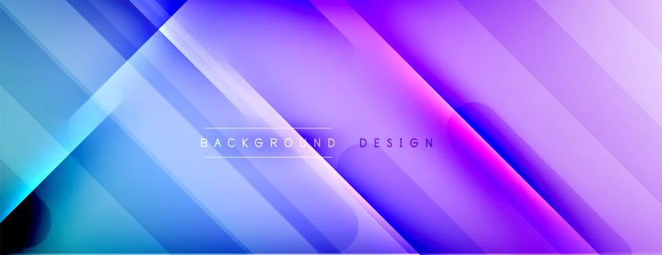 Abstract background - lines composition created with lights and shadows Stock Illustration