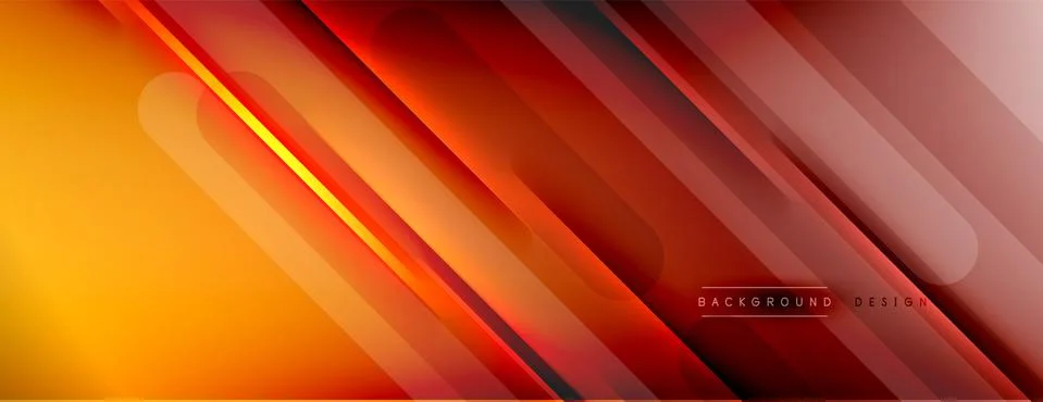 Abstract background - lines composition created with lights and shadows Stock Illustration