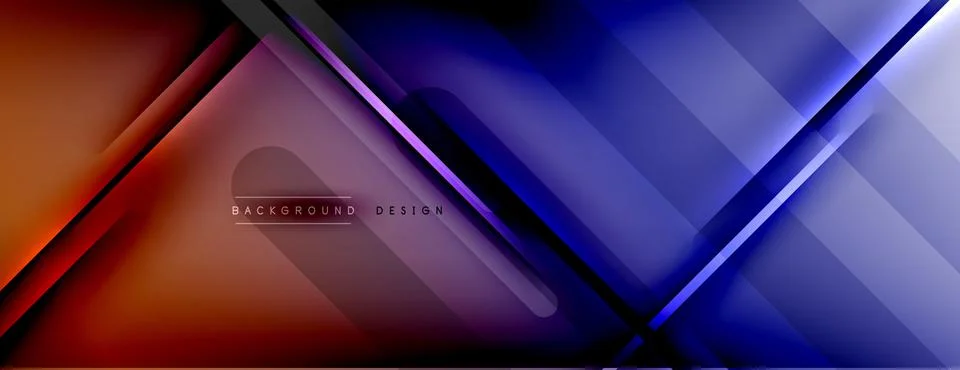 Abstract background - lines composition created with lights and shadows 스톡 일러스트