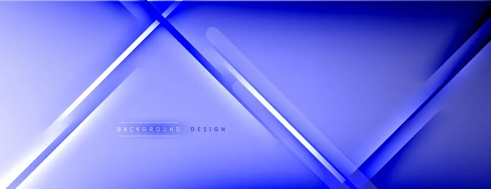 Abstract background - lines composition created with lights and shadows Stock Illustration