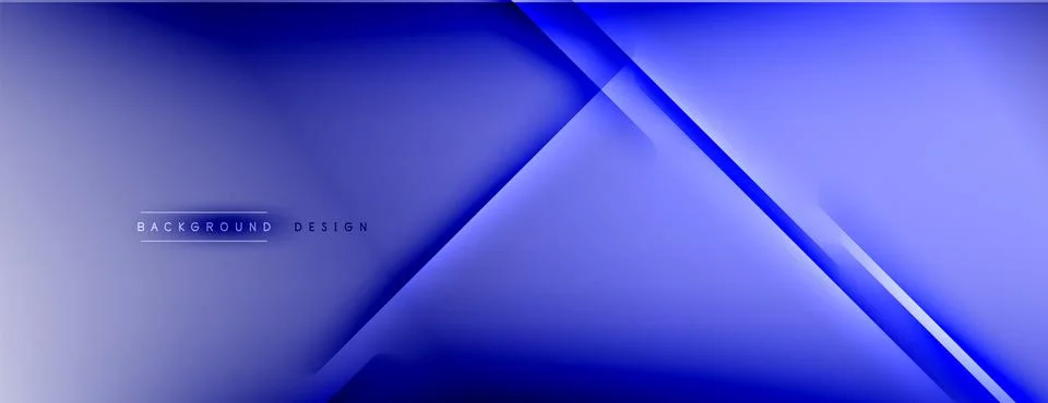 Abstract background - lines composition created with lights and shadows Stock Illustration