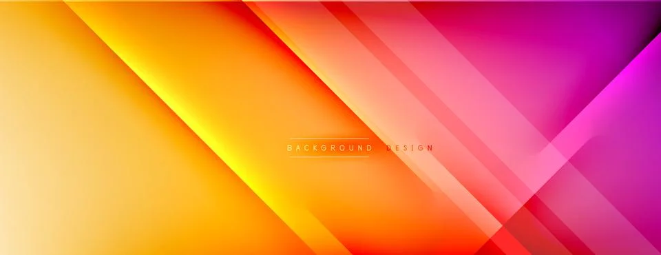Abstract background - lines composition created with lights and shadows Stock Illustration