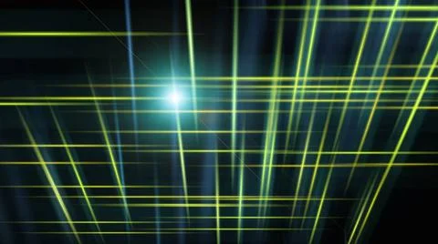 Abstract background with lines in the dark space, 3d render computer gener... Foto stock